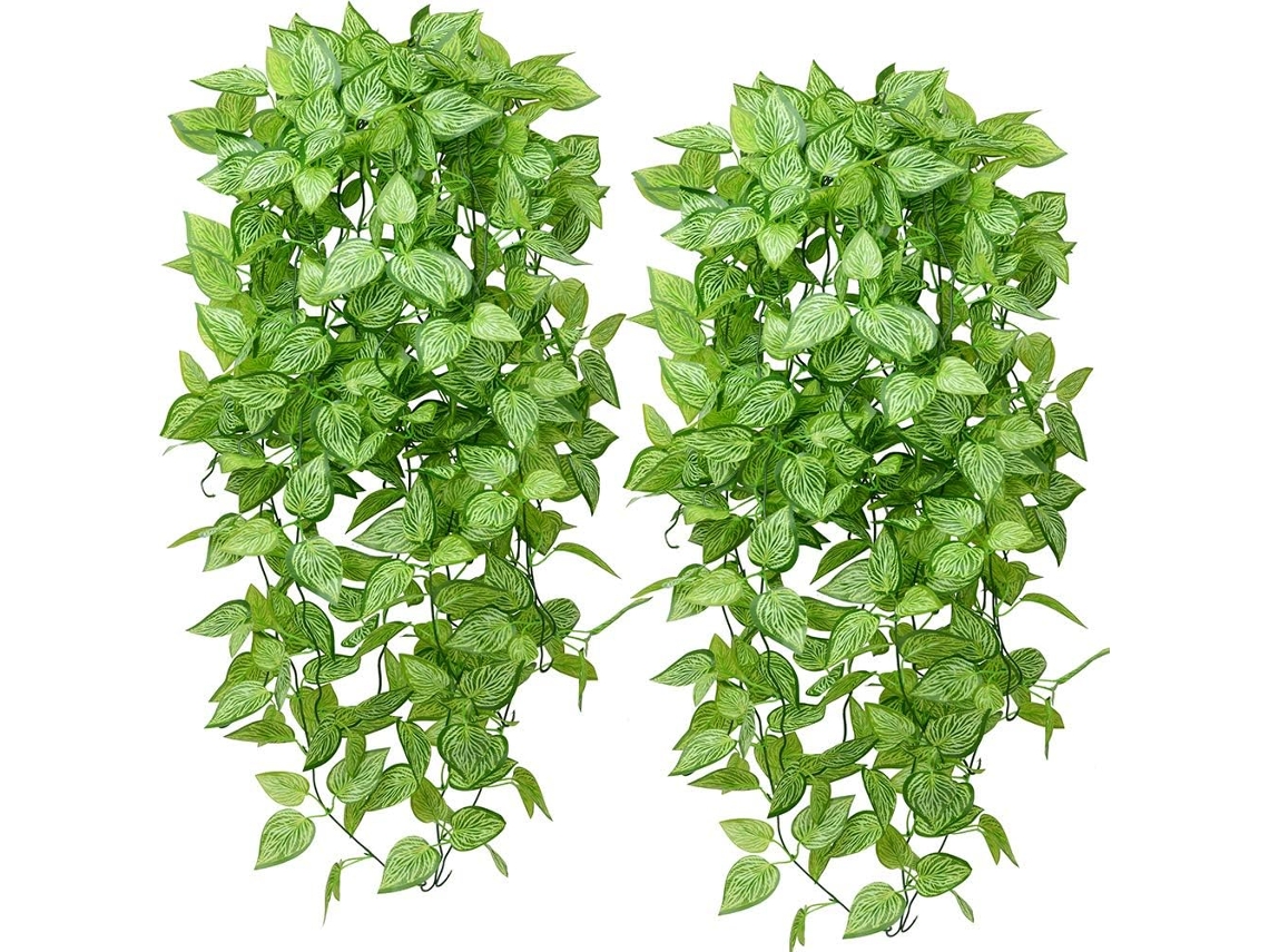 Plantas artificiales HYMNORA, conjunto de 2 boj, planta artificial de 90 cm con bola doble, planta de interior resistente a los rayos UV, árbol artificial, Deco Hvorstur