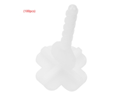 100pcs Conjunto De Nivelación De Baldosas Profesional Base Sistema Herramienta Plástico Piso Pared (f01a3)