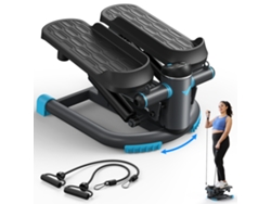 Mini Stepper Merach, Pantalla Lcd, Silencioso, Con Bandas De Resistencia, Step De Fitness Para Entrenamiento De Piernas, Brazos Y Glúteos, Hasta 150kg