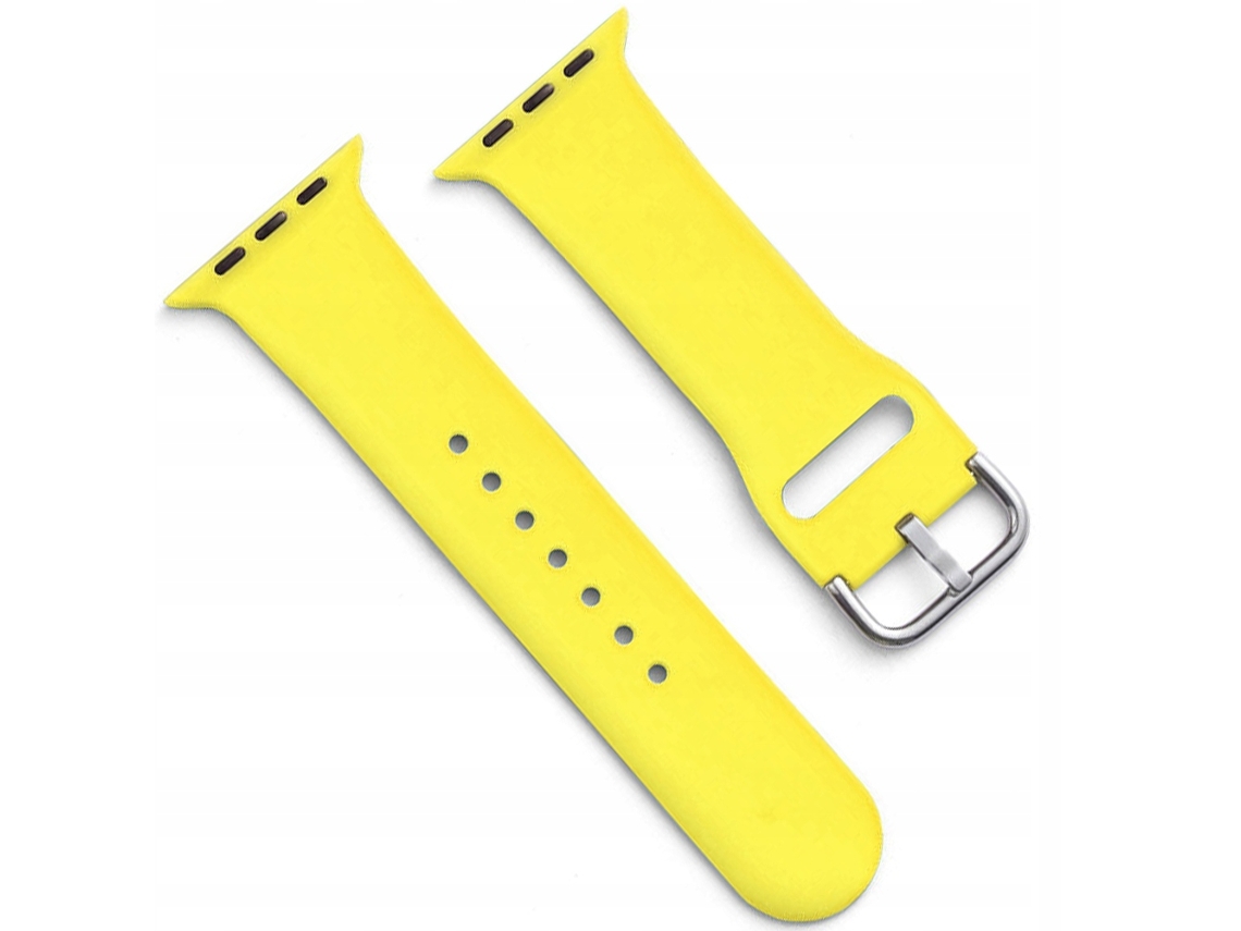 Correa de silicona para Apple Watch 9, 8, 7, 6, 5, 4, 3, 2 SE 41, 40, 38 mm Hurtel