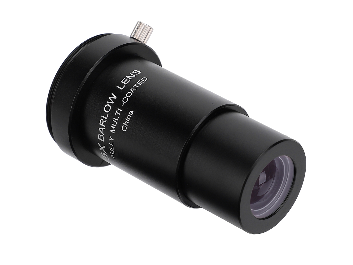 Lente de aumento 5x para telescopio astronómico, 3,17 cm (1,25 pulgadas), accesorio para telescopio