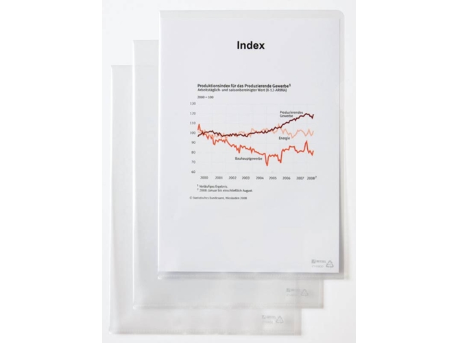 Carpeta REXEL 21675090 Transparente (A4 - 22.9x2cm - PVC)