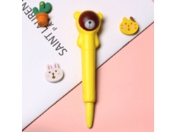 Bolígrafos Squishy Bonitos Suaves Alivio Del Estrés Escritura Suave Kawaii Gel Para Regalos Escolares Mapache