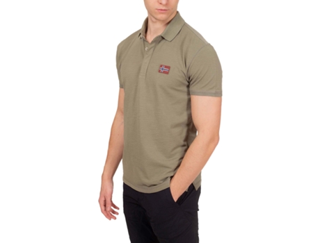 Polo de Hombre NAPAPIJRI Algodón Verde (3XL)