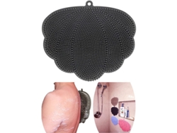Cepillo De Baño Grande Manos Libres Con Succión Para Masaje De Espalda Y Pies - Gris