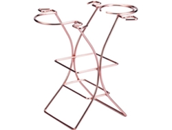 Estante Para Copas De Vino Hierro Hecho Resistente Y Práctico Usar Útil Escurridor Pie Organice Su Colección