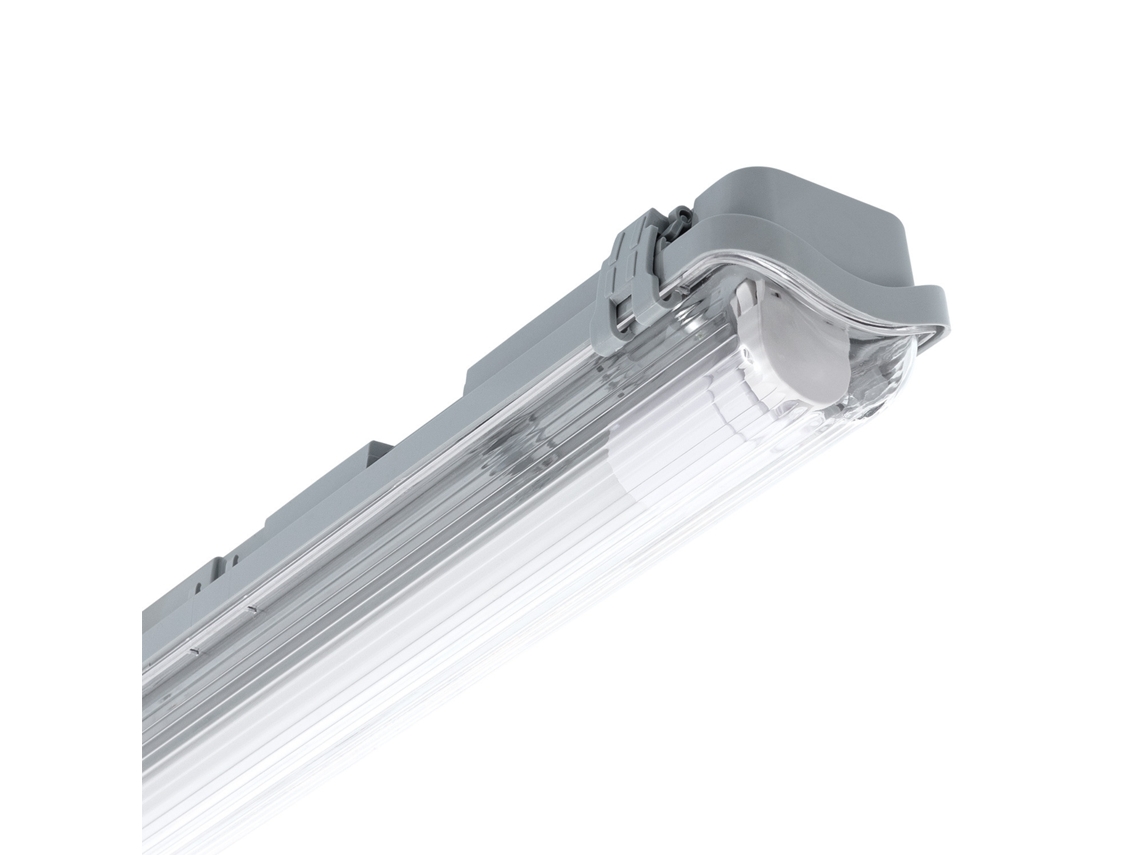 Pantalla Estanca Slim para Tubo de LED 120 cm IP65 Conexión un Lateral
