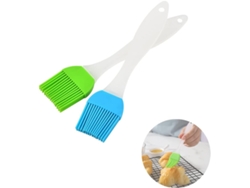 2 pinceles de silicona resistentes al calor para barbacoa/horneado ZYBLSSBB