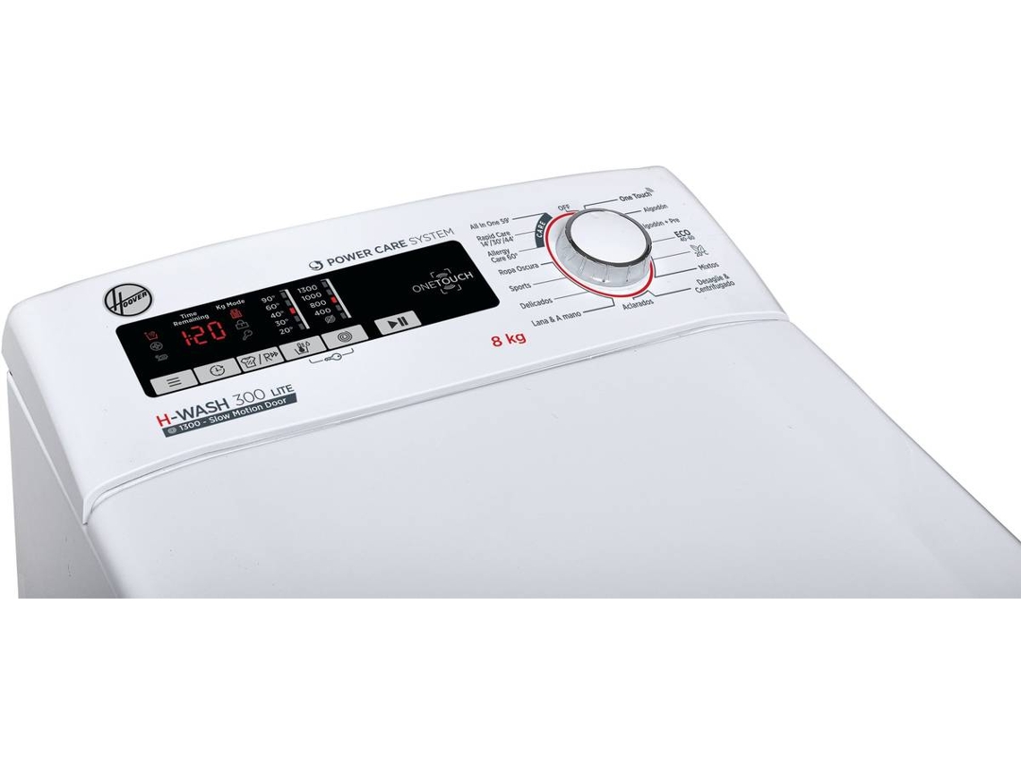 Lavadora HOOVER H3TM38TACE/1-37 (8 kg - 1300 rpm - Blanco)