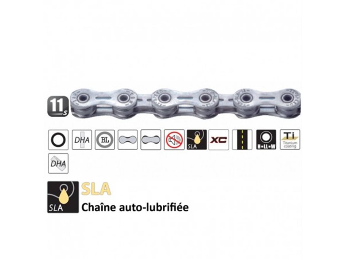 Cadena de bicicleta autolubricada YABAN 11V (907)
