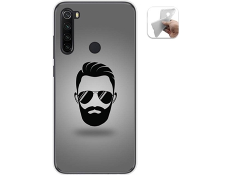 Carcasa Xiaomi Redmi Note 8 (2019/2021) TUMUNDOSMARTPHONE Barba Multicolor