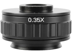 Cámara De Microscopio Estereoscópico Trinocular 0.35x Ccd Para Adaptador De Lente De Montura C