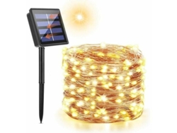 Guirnalda De Luces Solares Para Exteriores, 22 M, 200 Led, Resistente Al Agua Ip65 Para Jardín, Patio, Navidad, Bodas.
