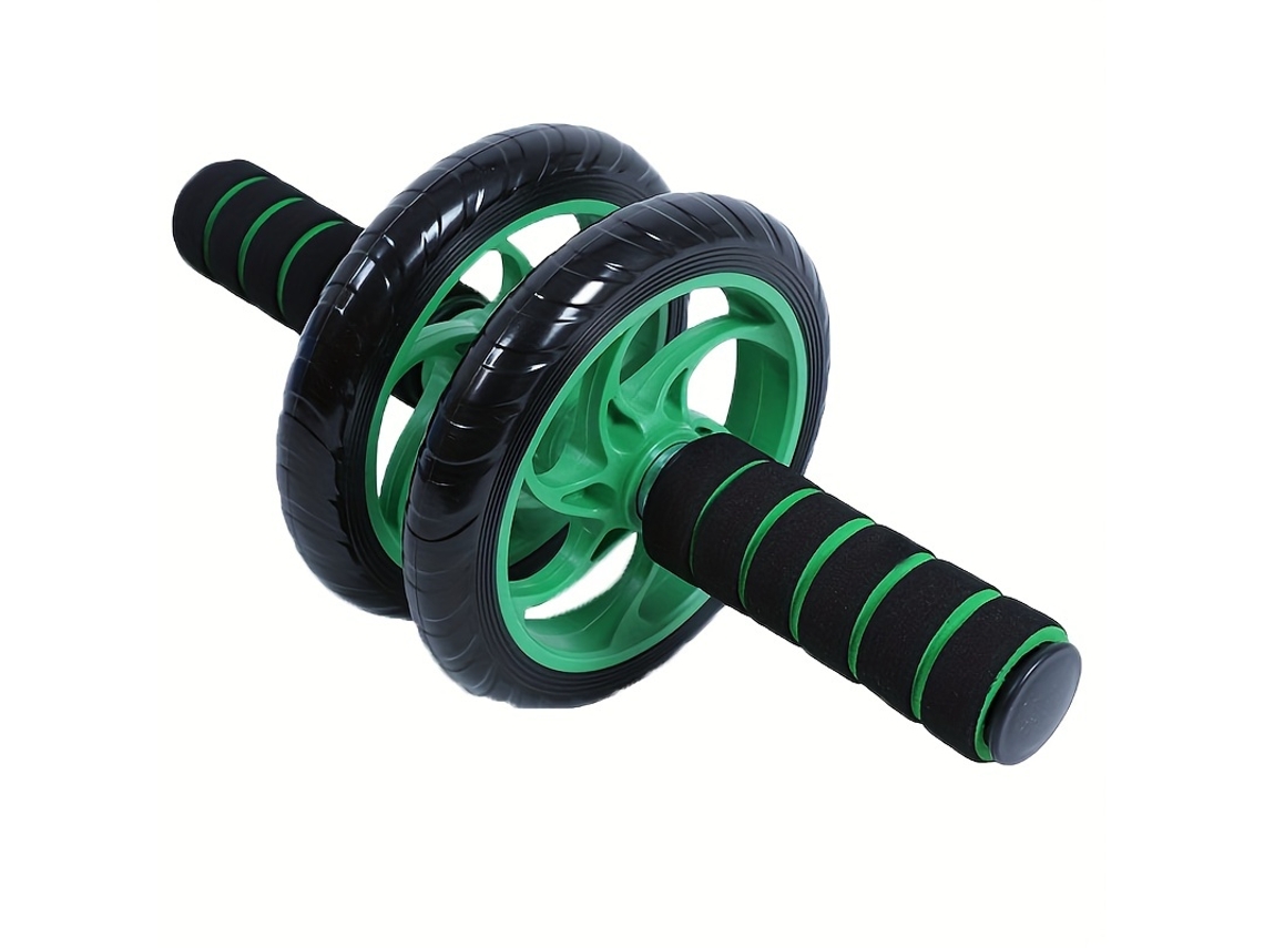 Rueda de entrenamiento abdominal doble Mdug, unisex, equipo de gimnasio silencioso para pérdida de peso y entrenamiento abdominal.