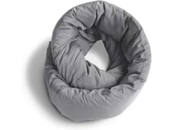 Rebe-almohada Cervical Viaje - Soporte 360 Versátil Suave - Lavable A Máquina - Viajes Aéreos Y Carretera Gris