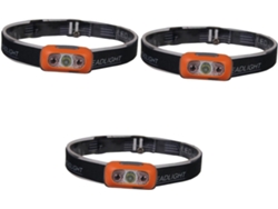 Linterna frontal LED recargable por USB con sensor de movimiento para camping, senderismo y deportes. Vayotoy