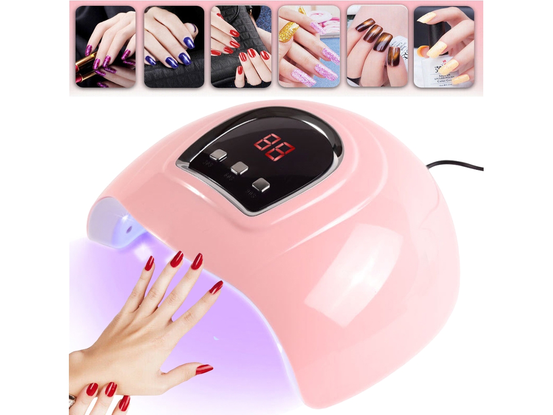 Omni-lámpara Led De Uñas 54w Secador Uv De Uñas Máquina De Fototerapia Con Temporizador