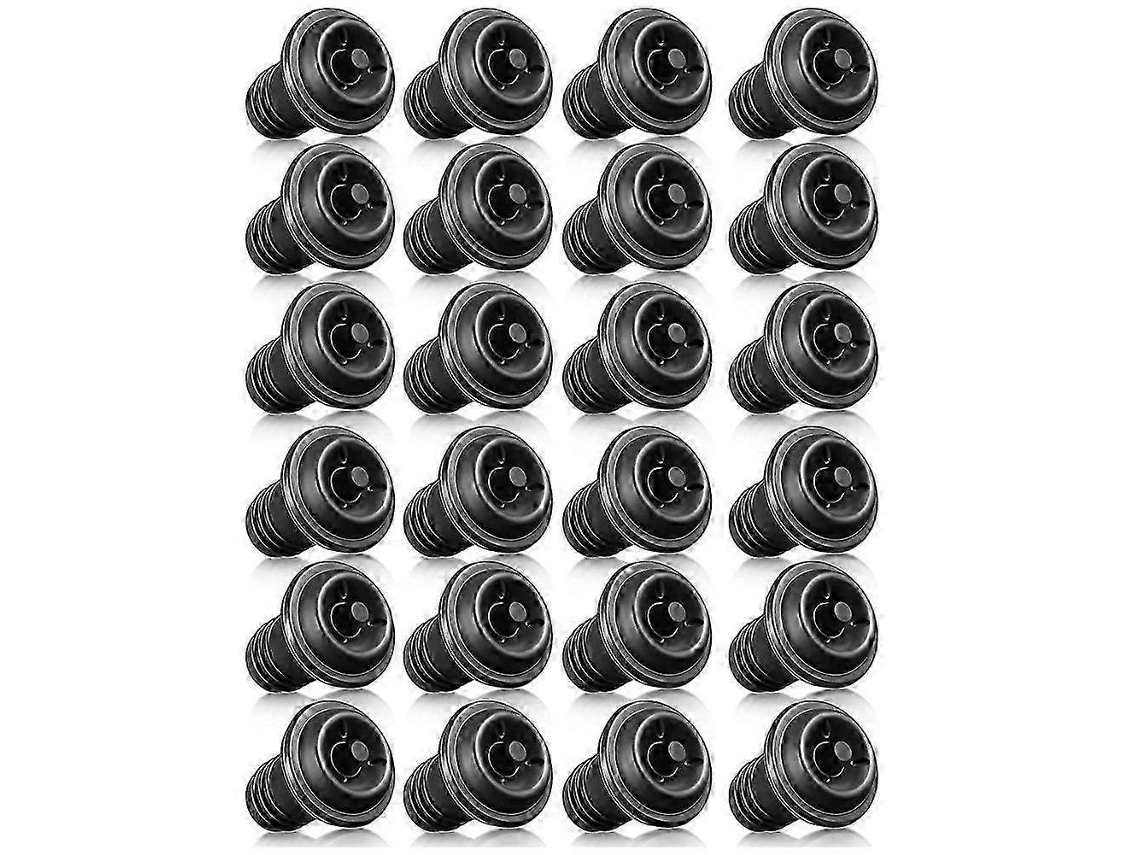 24 tapones de vino reutilizables con bomba de vacío y cierre hermético.