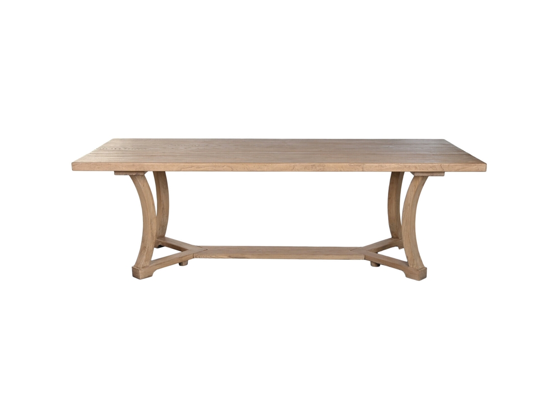 Mesa Comedor Olmo Macizo Natural 240x100x76cm