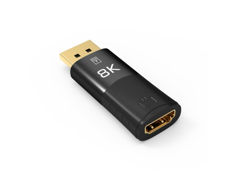 Convertidor de adaptador compatible con Displayport a HDMI macho a hembra 8K @ 30Hz 4K @ 120Hz 48Gbps HDR Cable adaptador Video Audio para PC TV