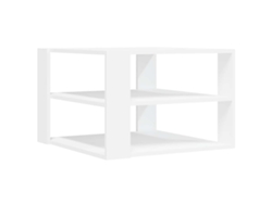 Maison Exclusive - Mesa De Centro Madera De Ingeniería Blanco 58x58x40 Cm
