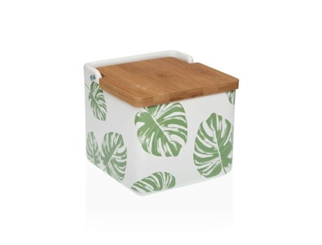 Salero VERSA 28353 (Verde - Cerámica - 12.2 x 12.2 x 11.5 cm)
