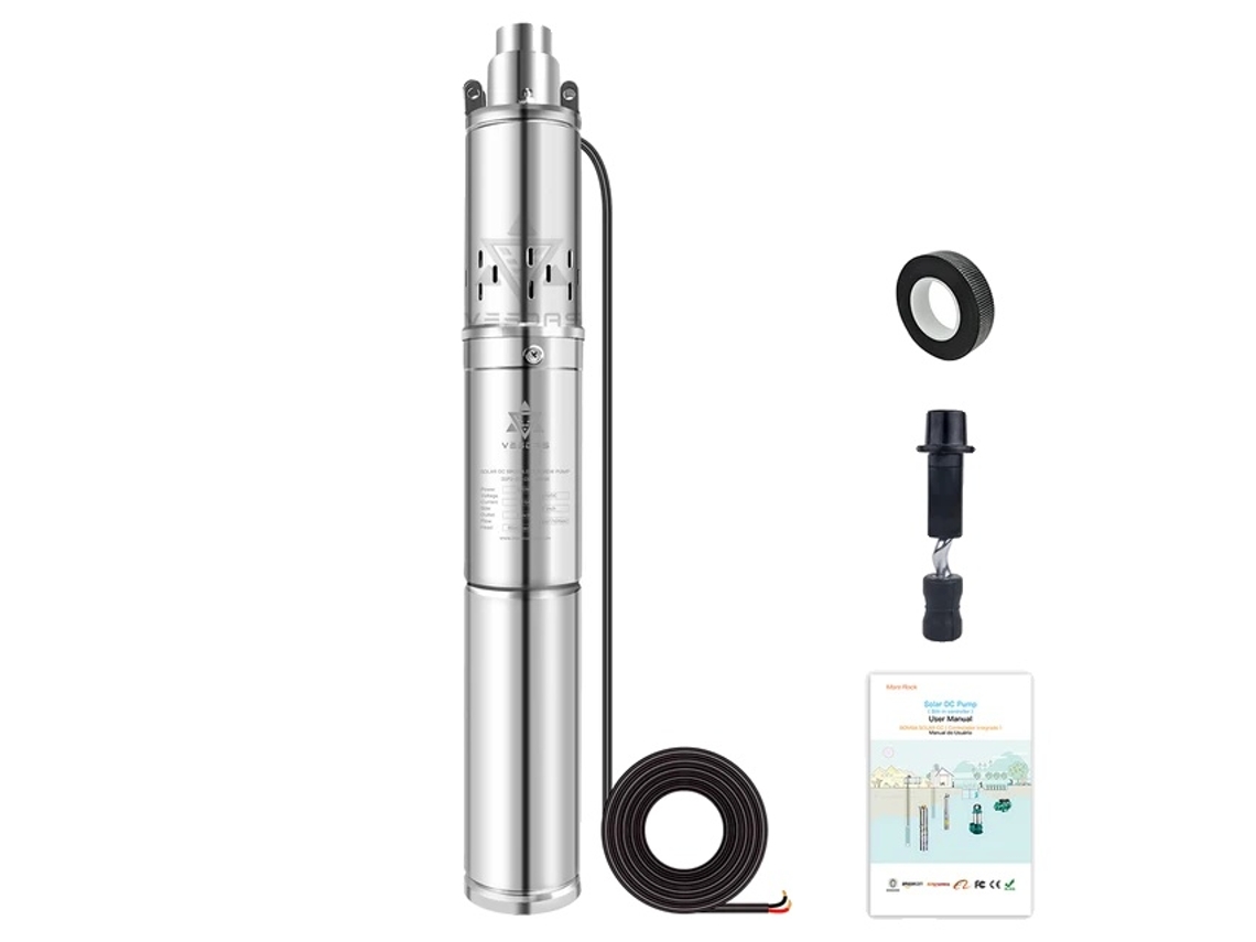 Bomba de agua solar, 400 W de potencia, controlador integrado, 3sp2 65 D24 370bi OEM