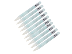 10 Rotuladores Acrílicos De 1,0 Mm, Tinta Verde Claro A Base De Agua Para Piedra, Cerámica, Vidrio Y Madera.