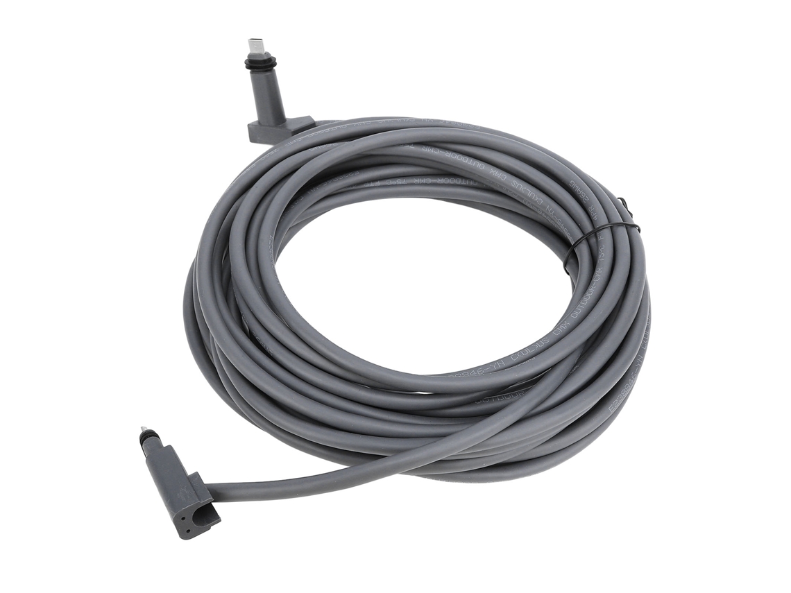 Cable satelital V2 impermeable IP68, caucho, cobre, rectangular, 9 m