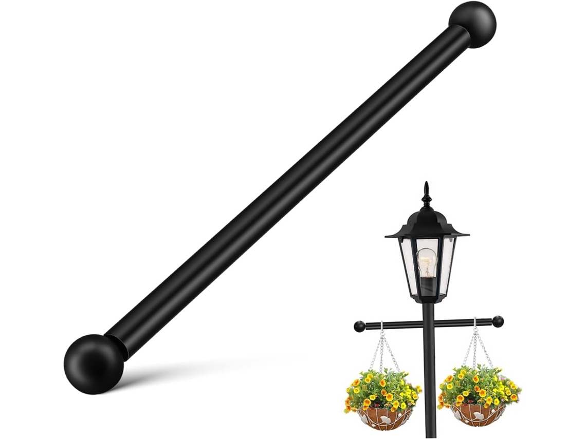 Mango De Repuesto Para Postes De Alumbrado Público Exterior Con Mango Metálico Para Soporte De Brazo De Farola