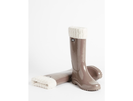 Botas de Mujer AIGLE Lluvia Eliosa Winter Marrón (40)