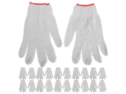 12 Pares De Guantes De Trabajo Antideslizantes De Nailon Y Algodón Para Mujer.