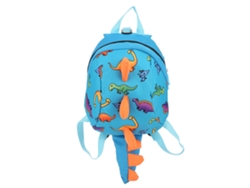Mochila De Dinosaurio Para Niños Y Niñas, Preescolar, Bolso De Dibujos Animados, Azul