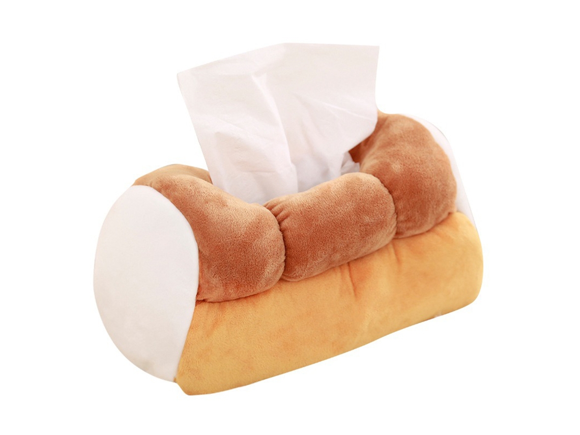 Caja De Papel Higiénico, Suave Y Afelpada Con Forma De Tostada, Para El Hogar, El Coche Y La Cafetería.
