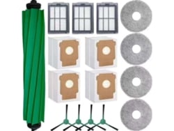 Kit de repuestos para la aspiradora robot Roomba 405/505: 1 cepillo principal, 4 cepillos laterales, 3 filtros HEPA.