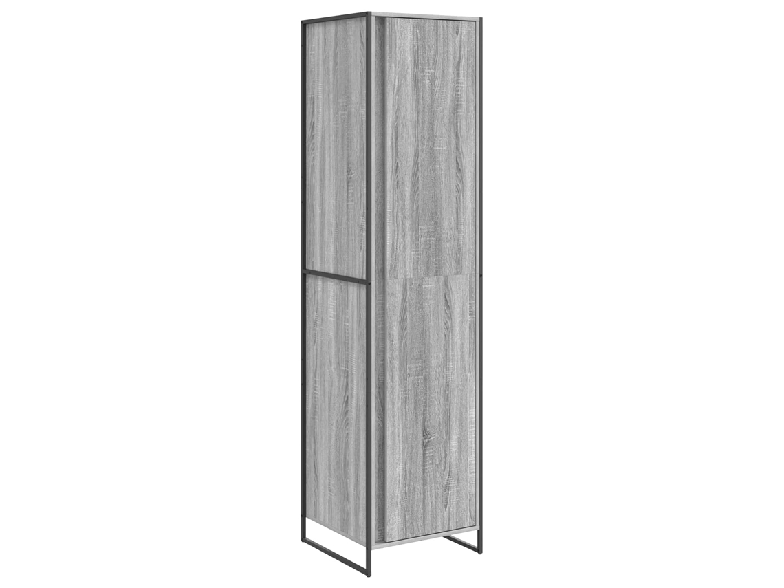Armario con 2 puertas, 2 piezas, gris, Sonoma, 50x50x200 cm, MAISON EXCLUSIVE
