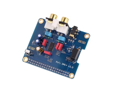 Tarjeta de sonido Hifi Dac Pifi Dac Pcm5122 Dac I2S interfaz señal de salida analógica Compatible con Raspberry Pi B a 2B Ra
