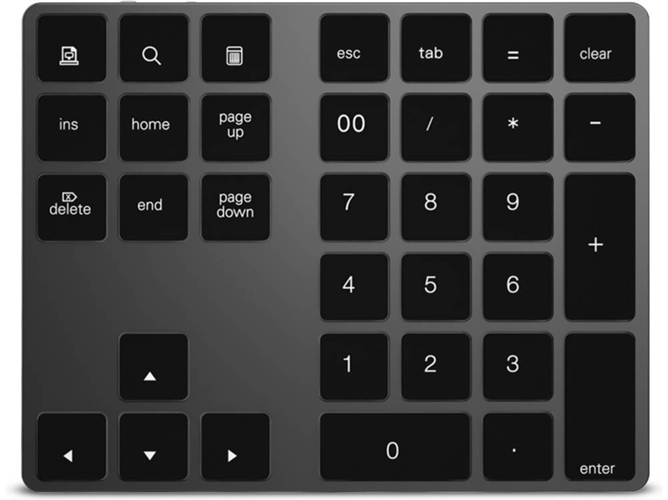 Teclado Tablet ANSELF C8254B (Negro - Bluetooth)