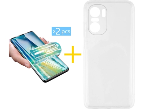 Carcasa + 2 Protectores de Pantalla para Xiaomi MI 11I SKYHE Transparente Claro