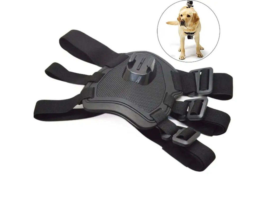 Accesorios Para Cámaras De Acción Montura Para Perros Arnés Ajustable Fetch Correa Para El Pecho Cinturón De Montaje Para Go Pro Szsmart Gp197
