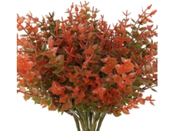 HYMNORA Flores artificiales realistas elaboradas artesanalmente, plantas artificiales realistas con tallos flexibles y hojas de eucalipto frondosas para una d