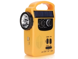 Rd339 Radio Solar De Manivela Alta Luminosidad Estable Multiusos Fm Am Radio Meteorológica Con Linterna Led Para Exteriores
