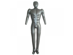 JILLIOPER Maniquí Inflable de PVC para Fotos Ropa Pantalones Modelo Hombre y Mujer