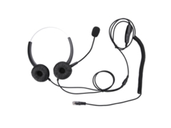 Auriculares Crystal Rj9 Para Centros De Llamadas Con Cancelación De Ruido Y Diseño Cómodo