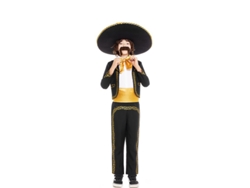 Disfraz de Niño PARTILANDIA mariachi charro negro y oro (Tam.: 10-12 anos)