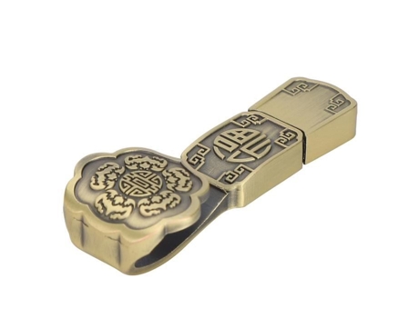 HURRISE Disco Flash USB Disco Flash USB Portátil a Prueba de Agua Metal 2.0 Unidad de Almacenamiento para Compartir Computadora Tarjeta de 16 64