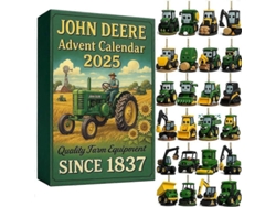 2026altiro-calendario De Cuenta Regresiva Para Navidad 2025 Con Regalos De Tractores Y Autos Deportivos Americanos.