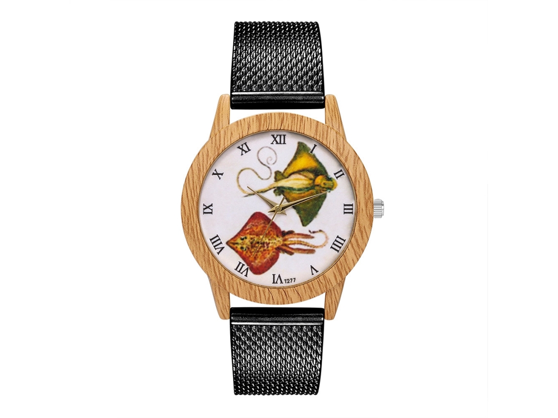 Relojes De Moda Unisex Para Hombres Y Mujeres Reloj Cuarzo (negro)