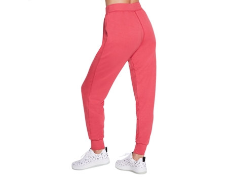 Pantalones de Mujer SKECHERS Skechluxe Restful Rdpk Rojo (M)
