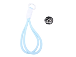 Correa De Muñeca Para Cámara Acción Pocket 3 Y 360 X4, Cuerda De Mano 1/4 Pulgada, Aluminio Y Poliéster, Azul Claro, 15.5cm